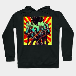 The Electro Mags Band - AI Art Hoodie